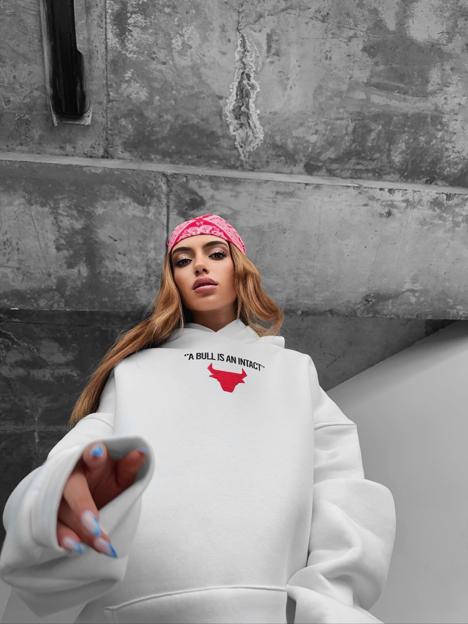 Oversize Bull Hoodie - Off White