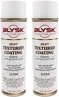 U250 Heavy-Duty Textured Coating White 15oz – Paintable Chip Guard, Fast-Drying, Corrosion-Resistant, Impact Protection (2)