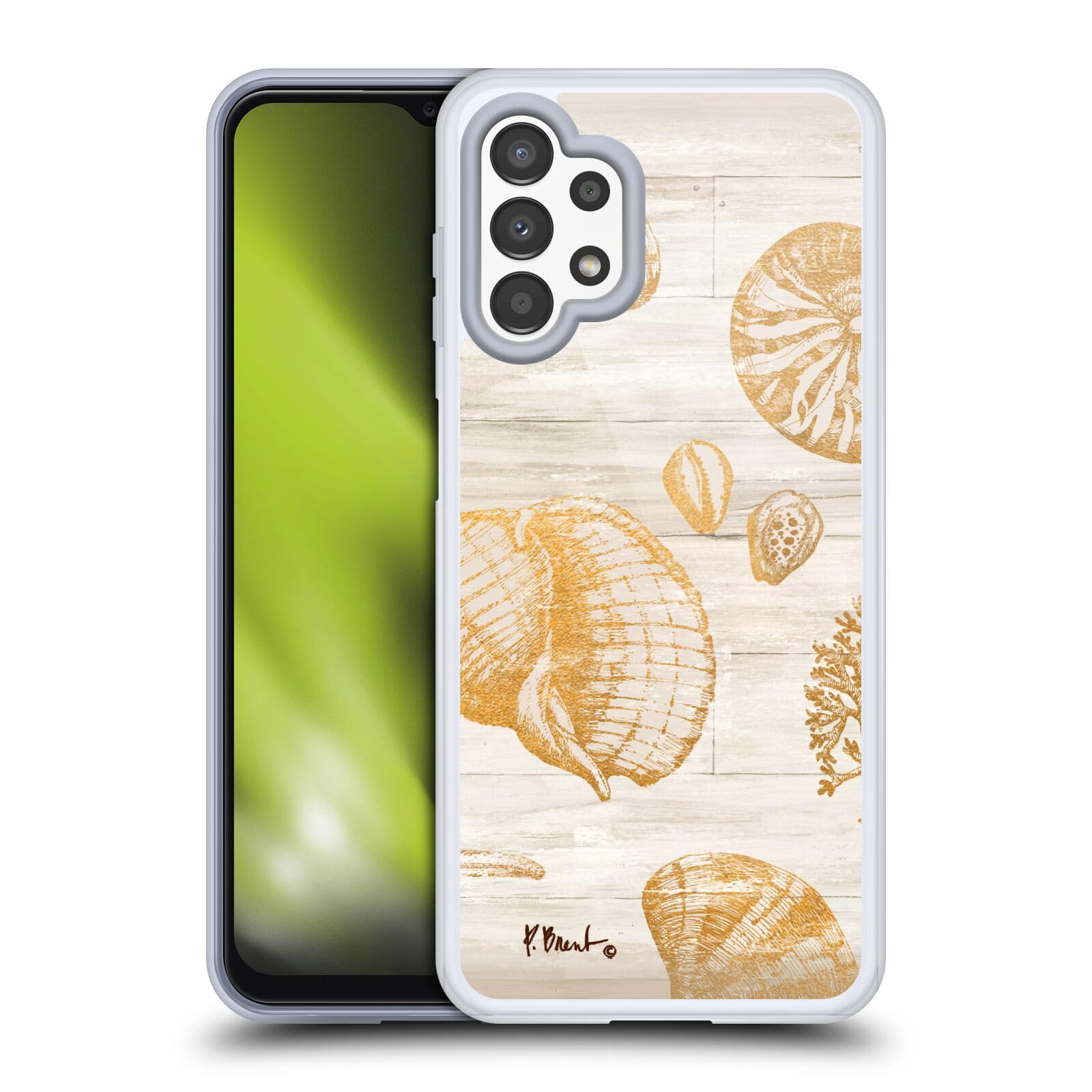Carcasa Samsung Galaxy A13 2022 Protectora de Gel Suave Paul Brent Conchas Marinas 8