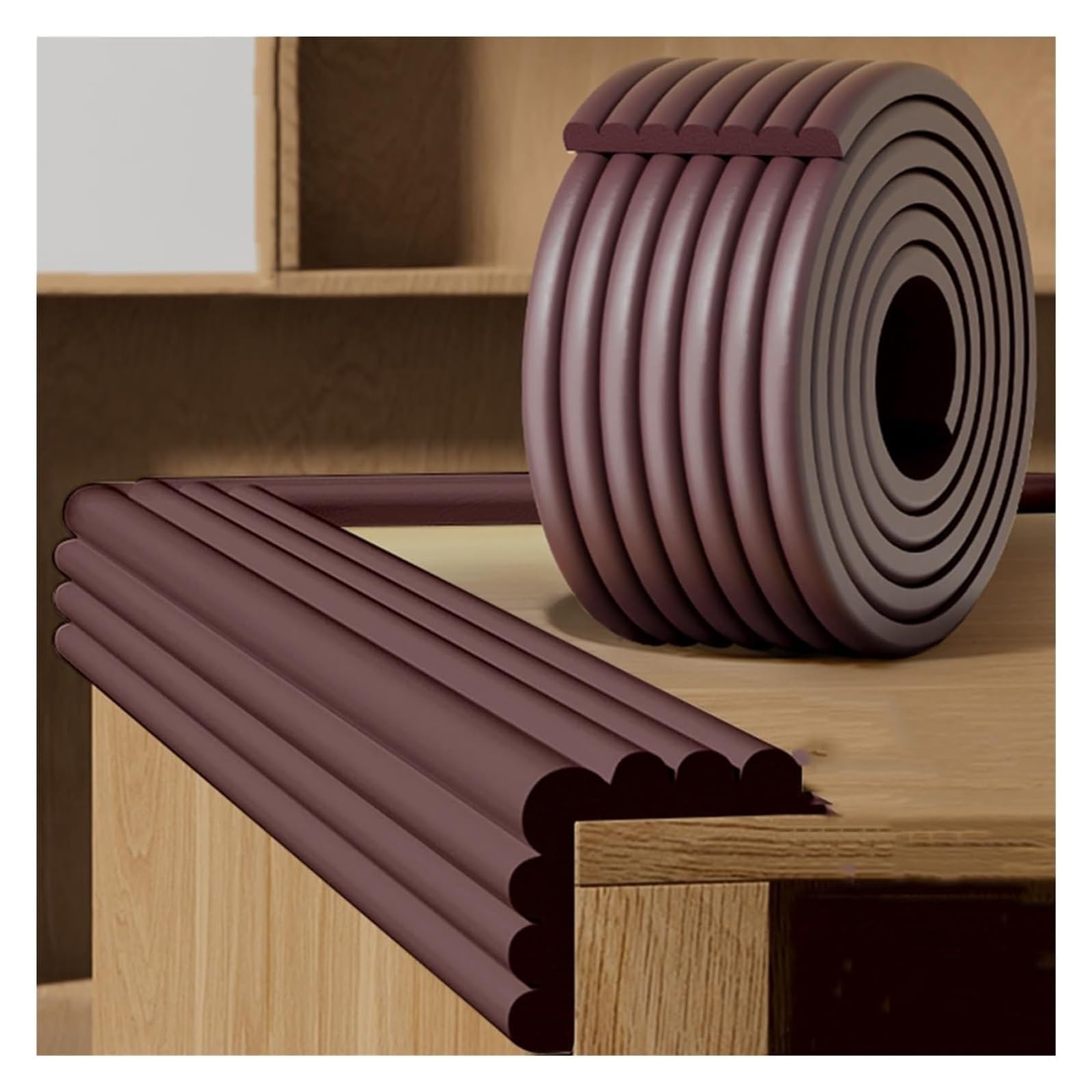 Protector de Esquinas para Bebé Tiras De Seguridad De Espuma De 8 Cm De Ancho, Protector De Esquinas Y Bordes De 8 Mm De Grosor, Protectores De Mesa Autoadhesivos, Esquinas, Cojín, Parachoques For Mue