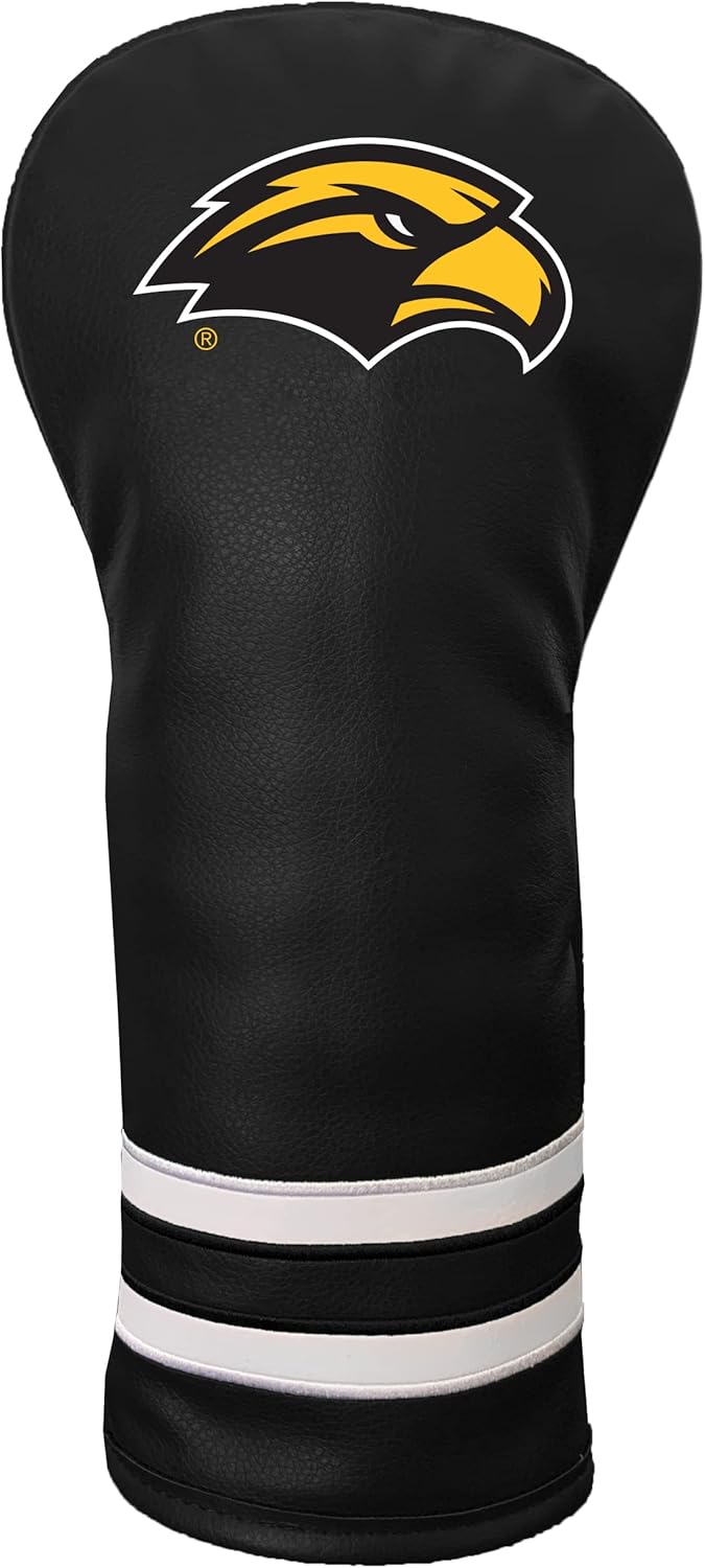 Team Golf NCAA Southern Mississippi Vintage Fairway Headcover (Color) - Printed Team Golf NCAA Vintage Fairway Headcover (Printed), Fits All Fairway, Hybrid and Utility Clubs
