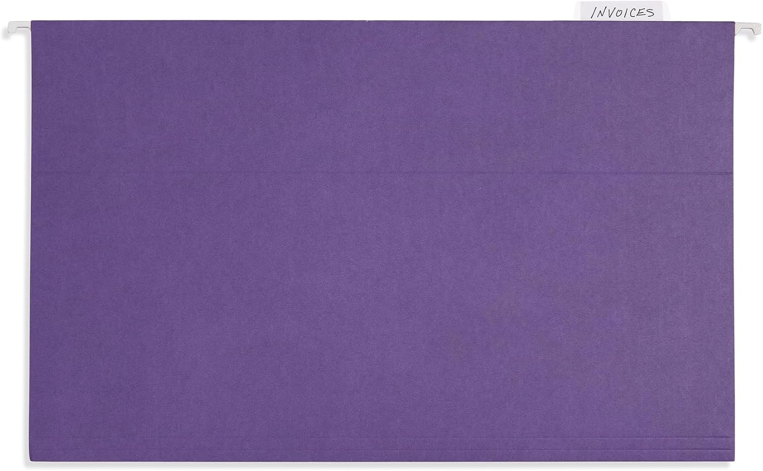 Blue Summit Supplies 25 Hanging File Folders, Legal Size, Purple image 5
