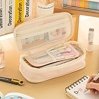 Vista 26 de EASTHILL - Estuche grande de lápices, bolígrafos para niñas adolescentes, Verde