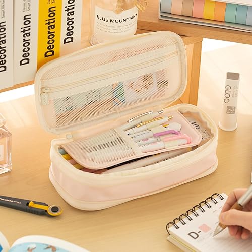 Miniatura 26 de EASTHILL - Estuche grande de lápices, bolígrafos para niñas adolescentes, Verde