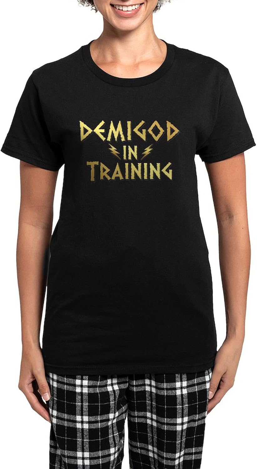 CafePress DEMIGOD in TRAINING Pajamas Womens Novelty PJ Sleepwear