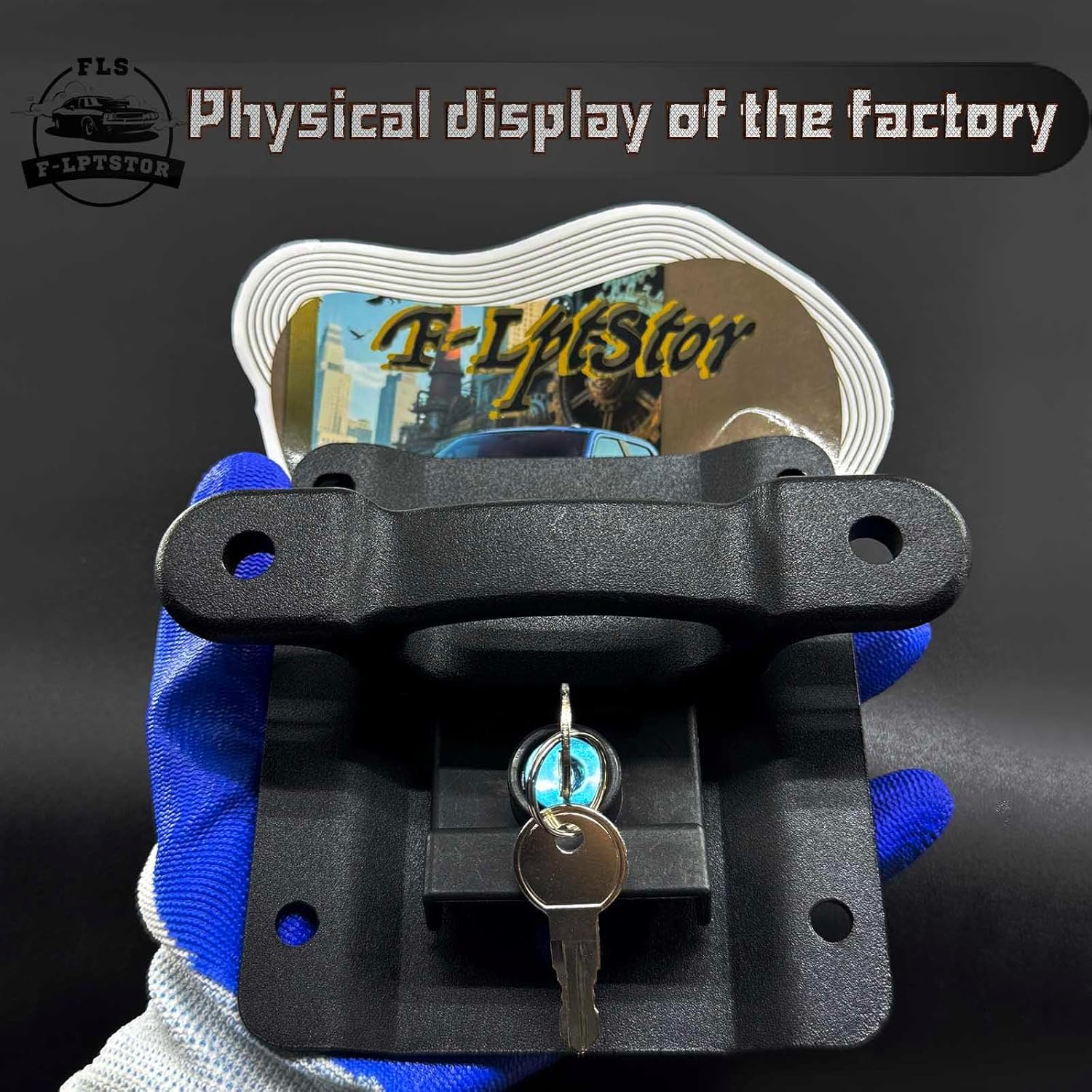 Truck Bed Tie Downs Anchors and Plates Compatible with 2015-2025 F150 F250 F350 and Raptor Truck Bed Accessories 4 pcs, FL3Z-99000A64-B (Truck Bed Tie Downs Anchor and Plates)