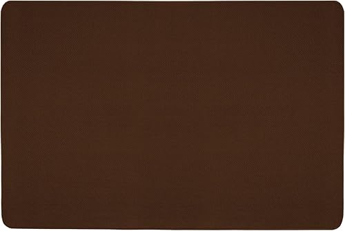 Miniatura 9 de House, Home and More Alfombra antideslizante para interiores, color marrón chocolate, 4 pies x 4 pies