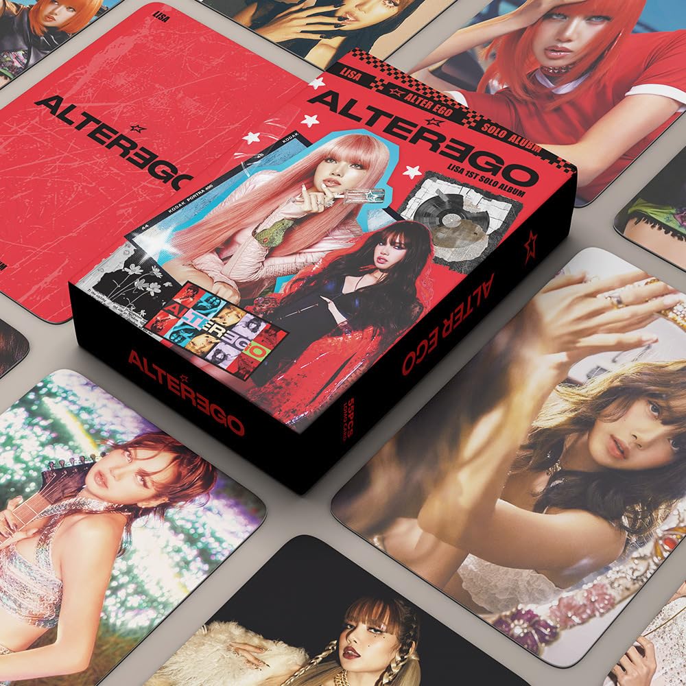 haianallo 55 Pcs Blackpink Lisa New Album Alter EGO Exquisite