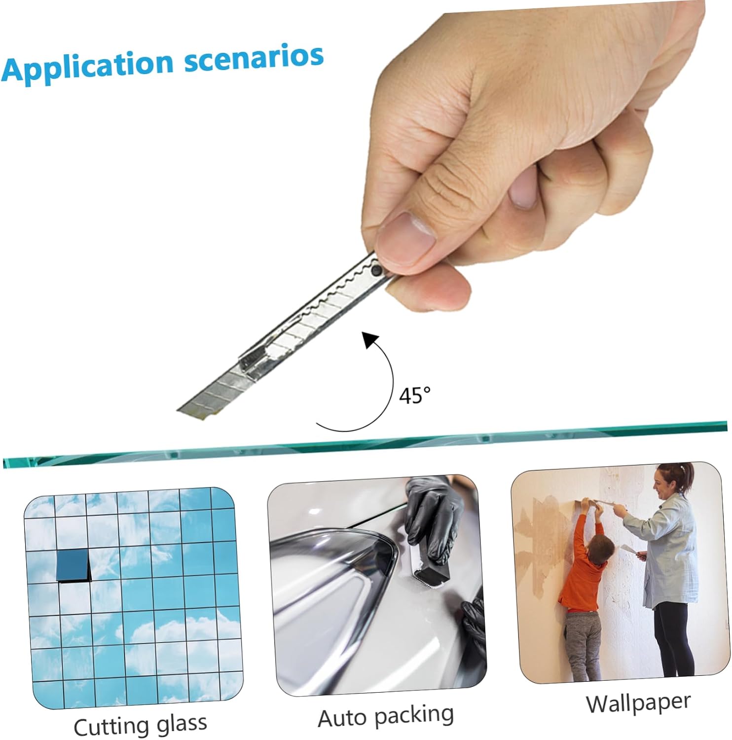 Cabilock Auto Tint Film Application Tool Kit Professional Car Sticker Installer Vinyl Wrap Tool Squeegee for Vinyl Wrapping Car Tinting