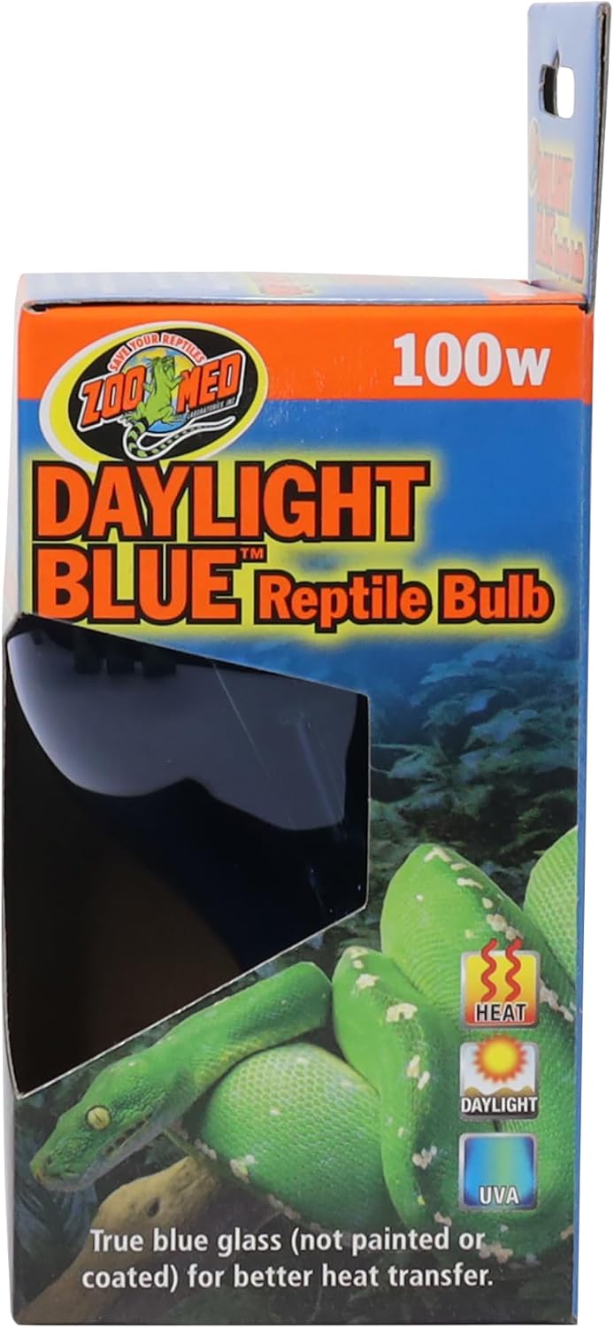 Zoo Med Daylight Blue Reptile Bulb 100 Watts - Pack of 3