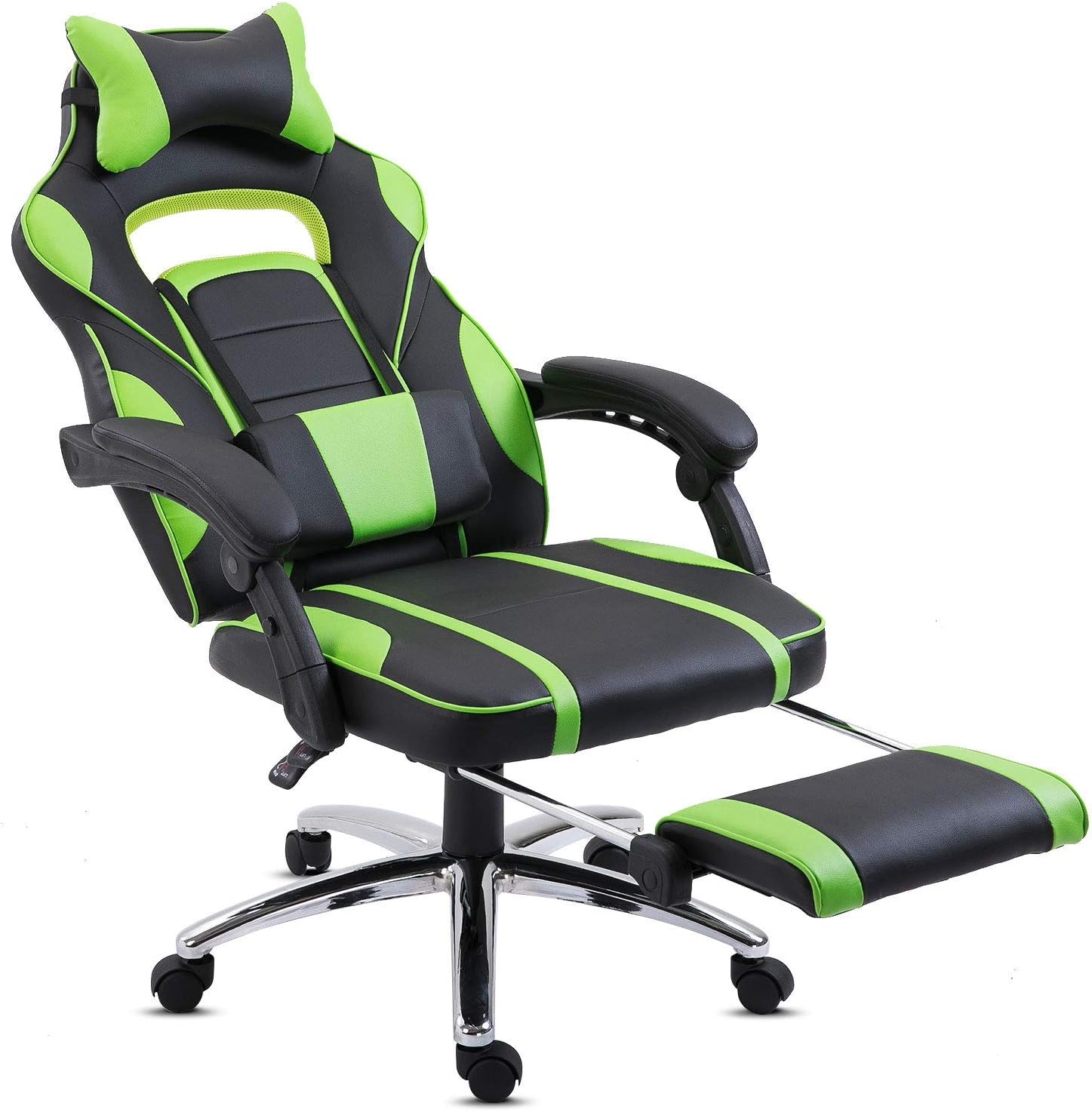 Hadwin Gaming Chair Office Desk Chair Racing Chair Reclining Leather