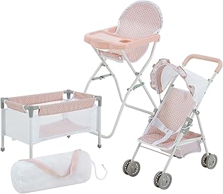 Olivia\'s Little World Polka Dot Princess Baby Doll 3pc Nurs