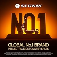 Vista 3 de Segway Ninebot E2 Plus II/E2 Pro/E3 Pro Electric Scooter, 15.5–20 MPH, Long Range, Dual Elastomer Suspension (E3 Pro only), Foldable Adult Scooter