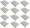 CG77 12-Pack Ceramic Brick Flame Tamer, Grill Ceramic Briquettes Replacement Parts for Barbeques Galore Grand Turbo Y0665LP Y0665NG Y0662LP Y0662NG Y0663LP Y0663NG Y0662NG YN663NG YN663NG