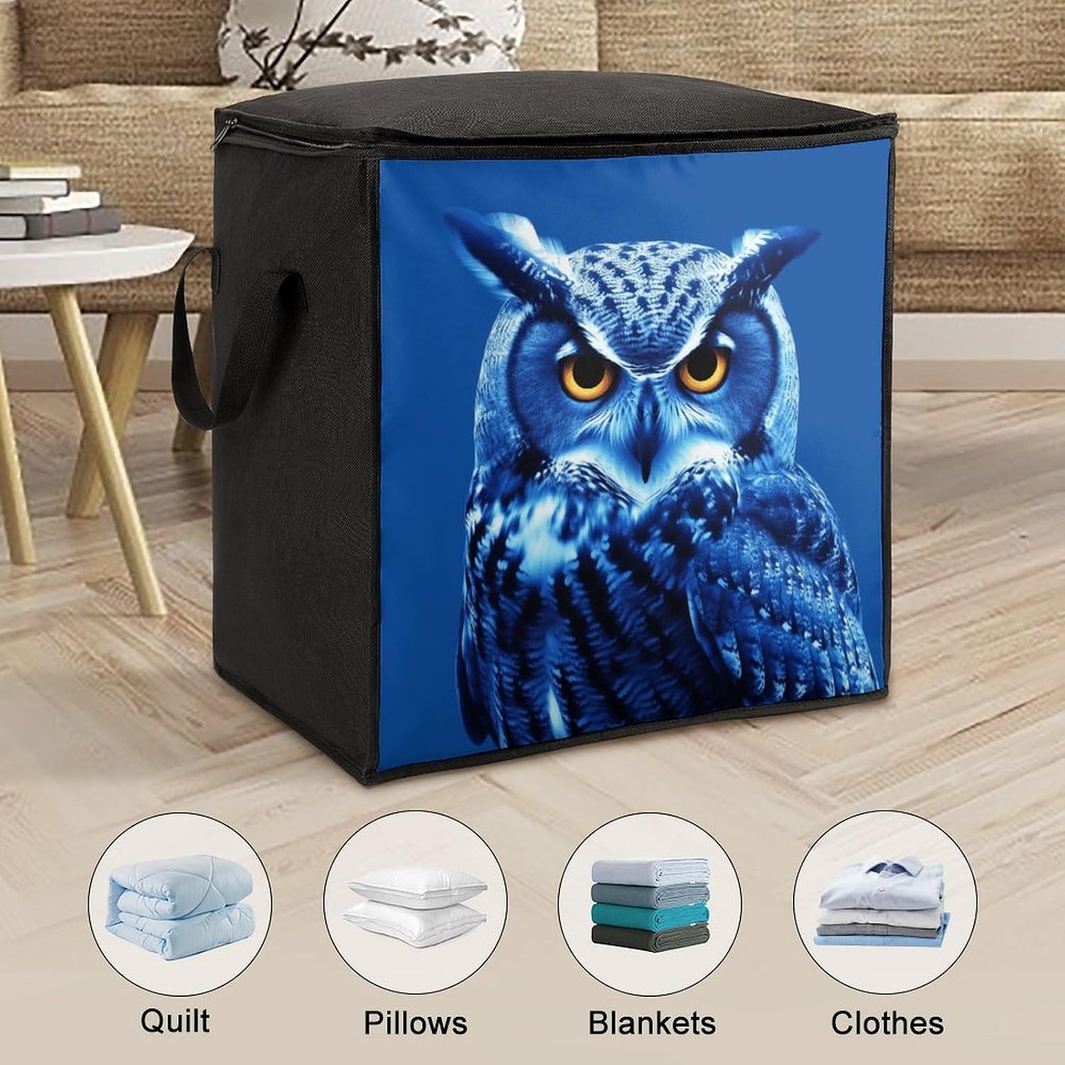 Comforter Storage Bag Large Capacity Zipper Clothes Storage Bag 70L image 3