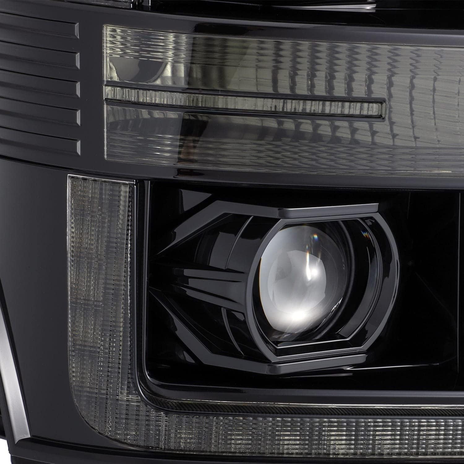 AlphaRex USA 880143 LUXX 20 Series LED Projector Headlights fits Ford F-250 Super Duty,Clear
