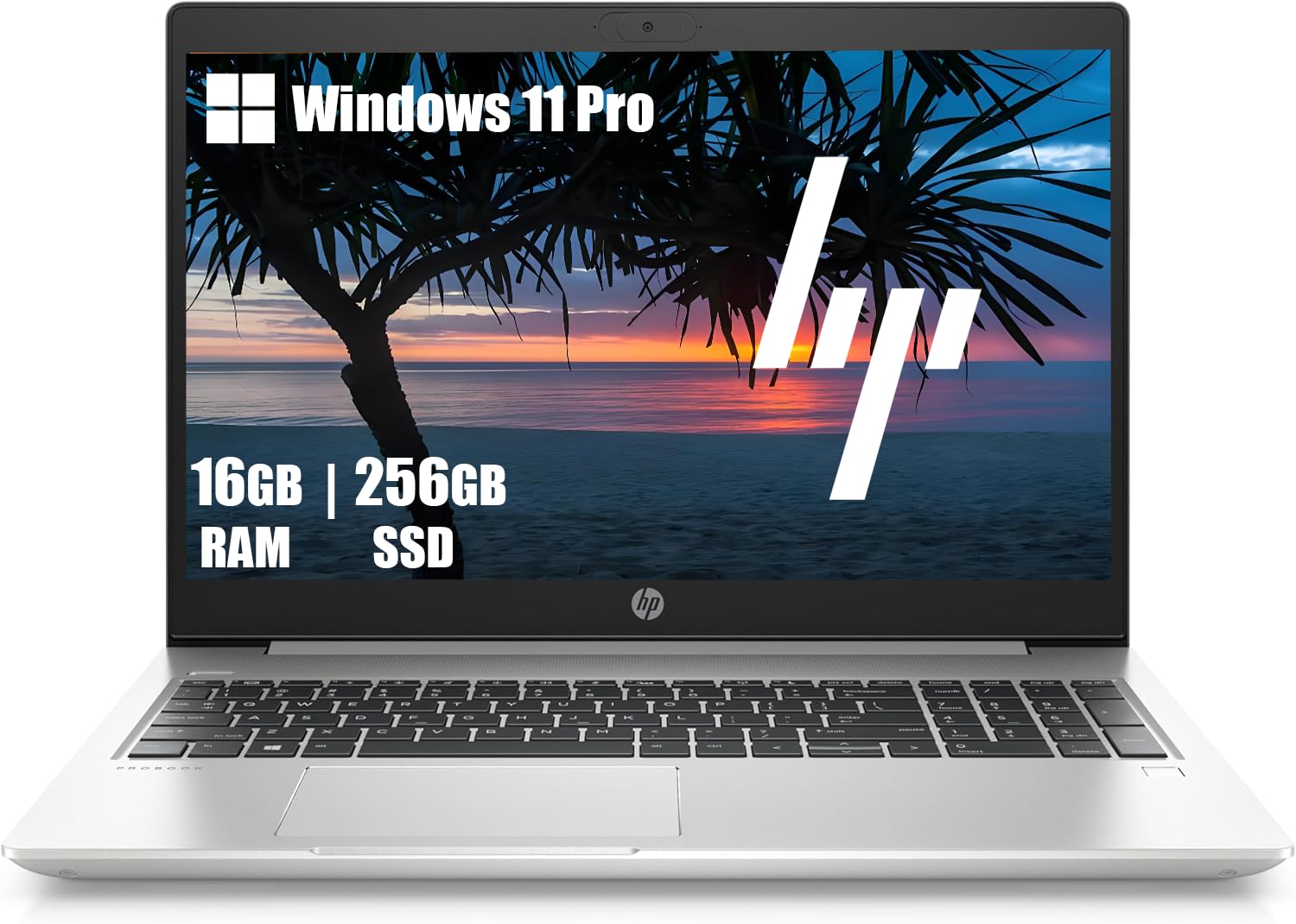 HP ProBook 450 G7 Business Laptop 15.6" (1366 x 768), Intel Core i5-10210U, RAM 16 GB, SSD da 256 GB, tastiera QWERTY Windows 11 Pro (ricondizionato)