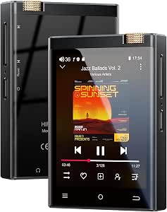 Lettore MP3 HiFi Oilsky M308 Con Spotify | 80GB, Bluetooth 4.1, WiFi E DSD512, Schermo Touch 2.8'' (Nero) - 3