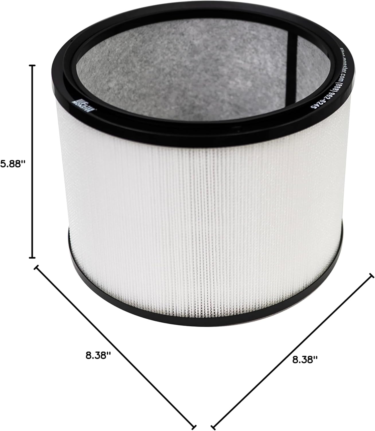 Filter-Monster Replacement Filter Compatible with Dyson DP01, HP01, and HP02 Air Purifiers, 1pk