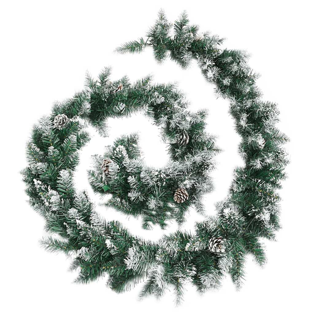 Guirnalda de Navidad con luces LED verde 5,2 m PVC resistente a la intemperie con 75 LED y 8 efectos de luz para ventana, jardín, balcón, terraza, interior, exterior, electricidad, decoración