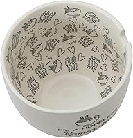 Vista 4 de Enesco 6002424 Our Name is Mud Hopeless Ramen-Tic - Juego de tazón de sopa y palillos, color blanco, 5 pulgadas