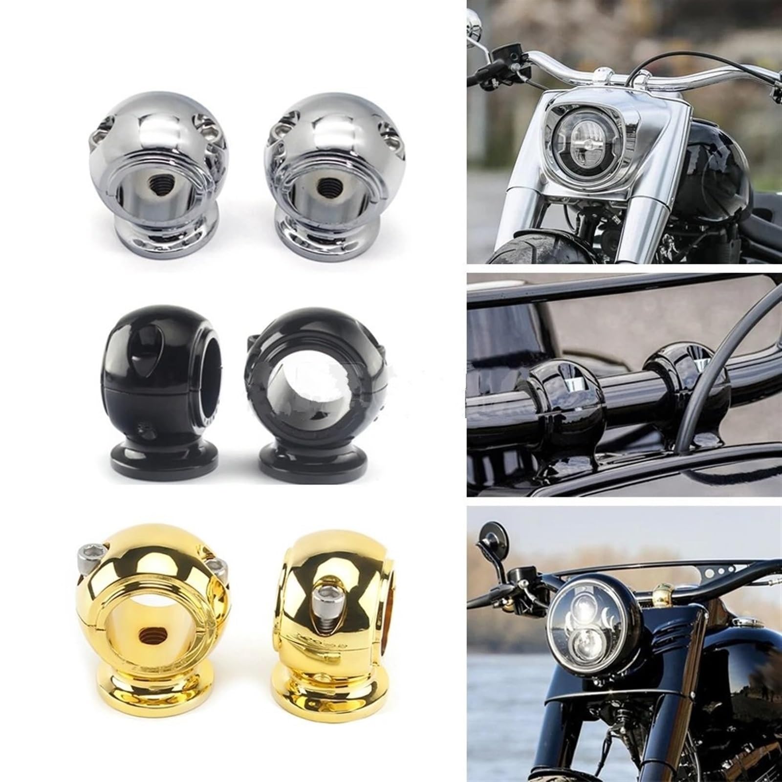 Manubrio Moto Riser Per Dyna Per Glide Per Fat Per Street Per Bob Motocicletta Manubrio Da 32 Mm Morsetto Di Montaggio Riser Cafe Racer In Alluminio Moto-riser Manubrio(Chrome)