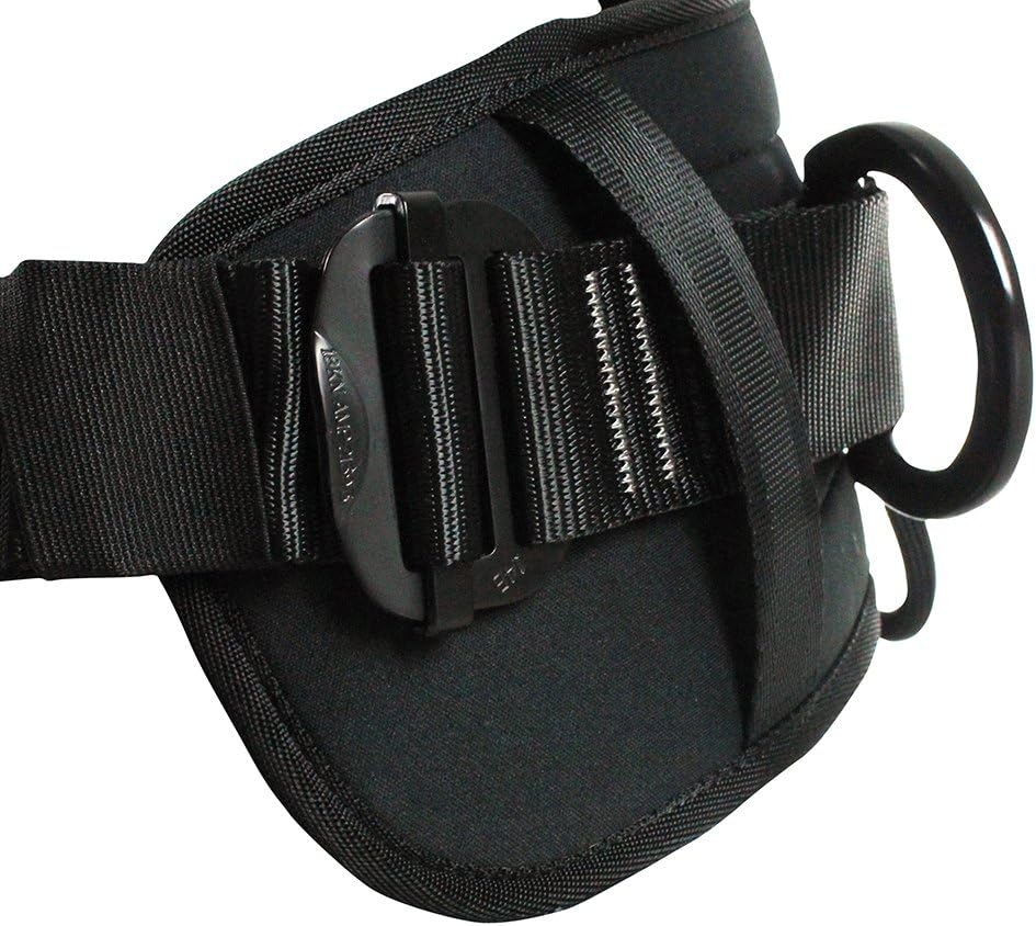 Fusion Climb Tac Rescue Tactical Full Body 3D EVA Padded Heavy Duty Adjustable Zipline Harness 23kN S Black : Sports & Outdoors