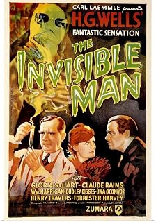 GREATBIGCANVAS The Invisible Man 1 Unframed Poster Print