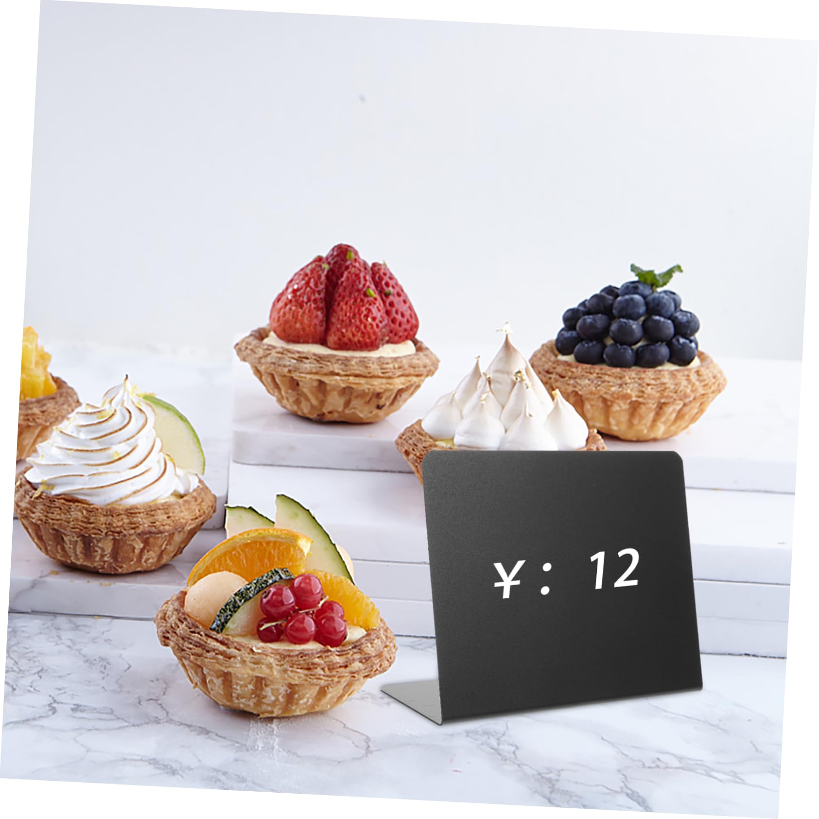 4 Set Lavagne Cancellabili per Tavolo Scrivibili con Penne per Segnalazione Dessert e Memo Struttura Resistente