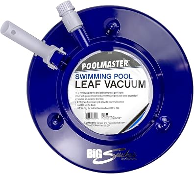 Poolmaster 28300 Big Sucker Swimming Pool Leaf Vacuum, Blue, 1 Pack