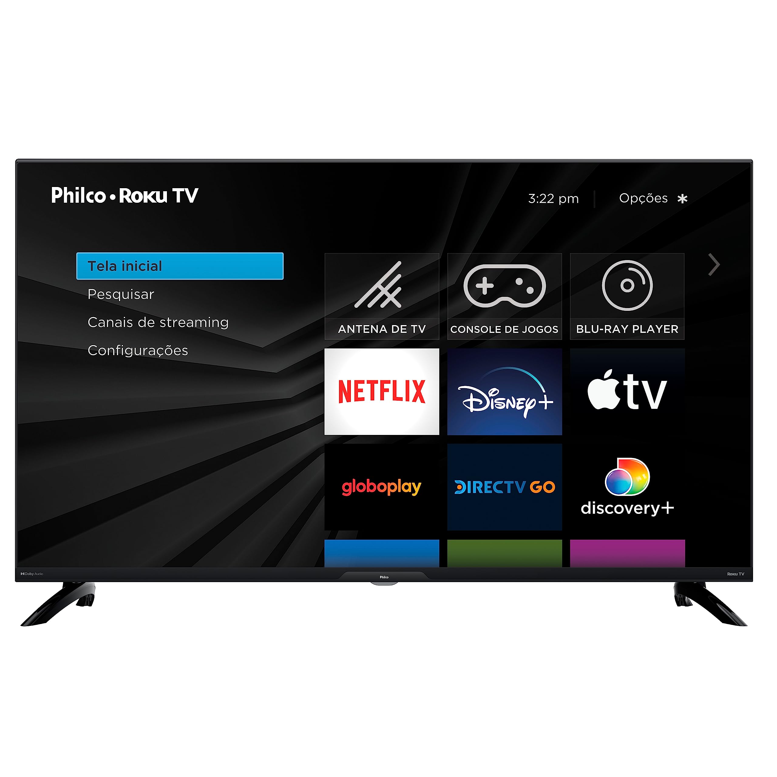TV LED 40"" HD Philco PTV40G7ER2CPBLF - Wifi, USB, HDMI