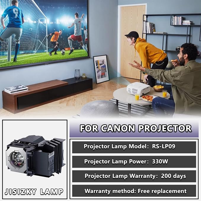 Lámpara RS-LP09 para proyector Canon REALiS WUX6000 WUX6010 miniatura 2