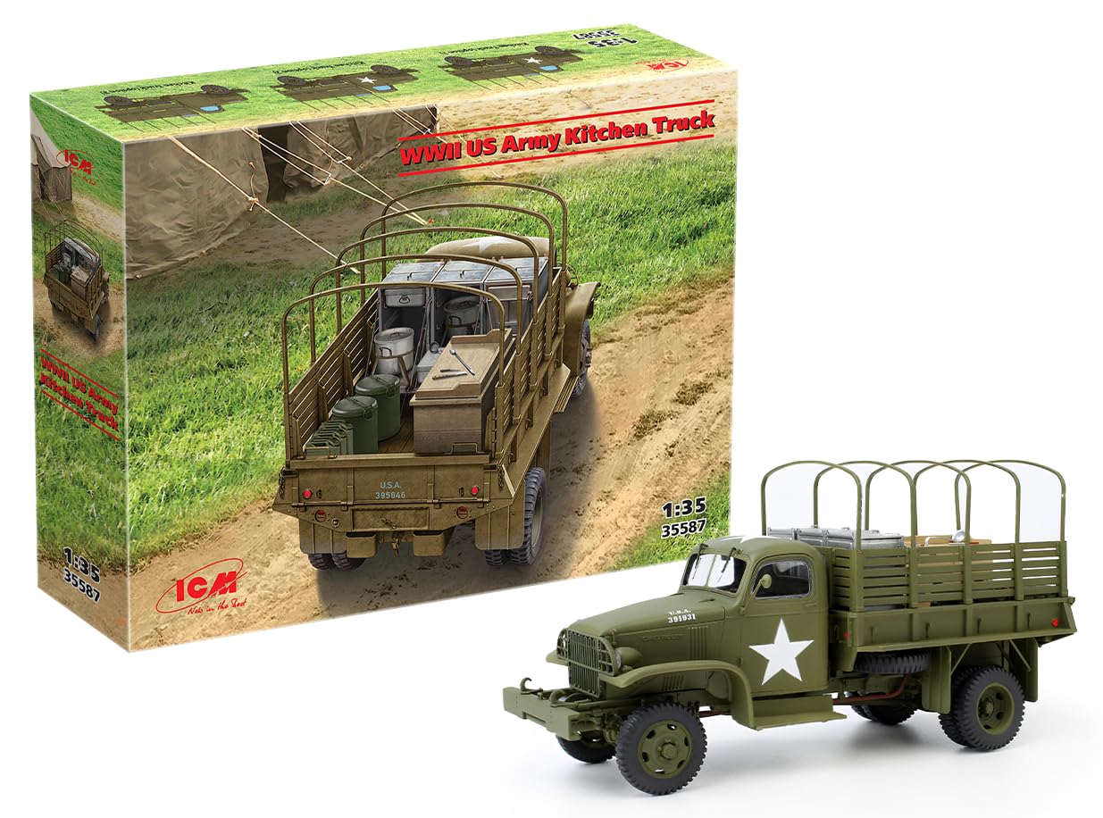 Amazon.com: ICM 35587 - WWII US Army Kitchen Truck - Plastic