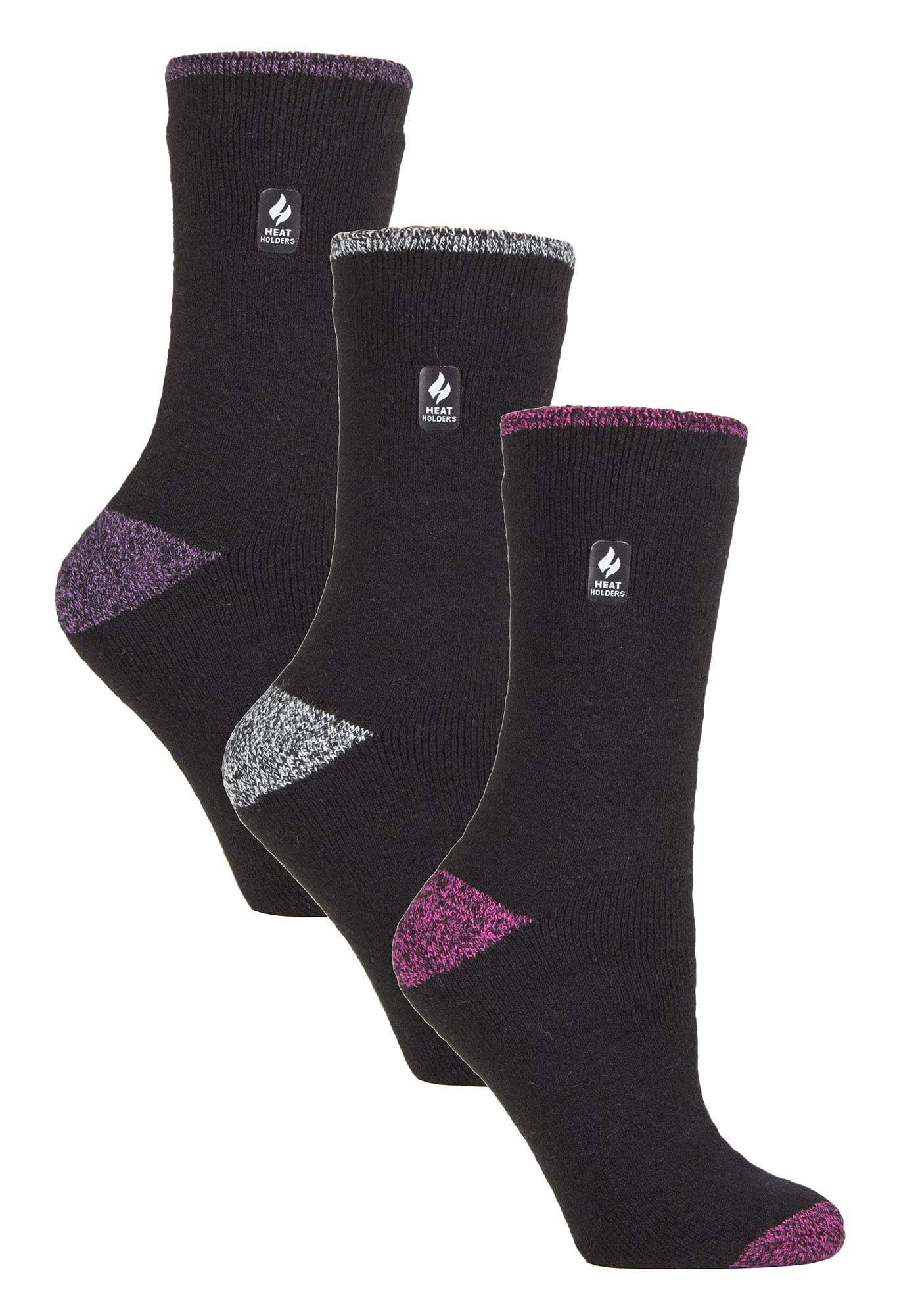 Heat Holders - 3 Pares Invierno Cálido Termicos Calcetines para Mujer | Forrado Polar