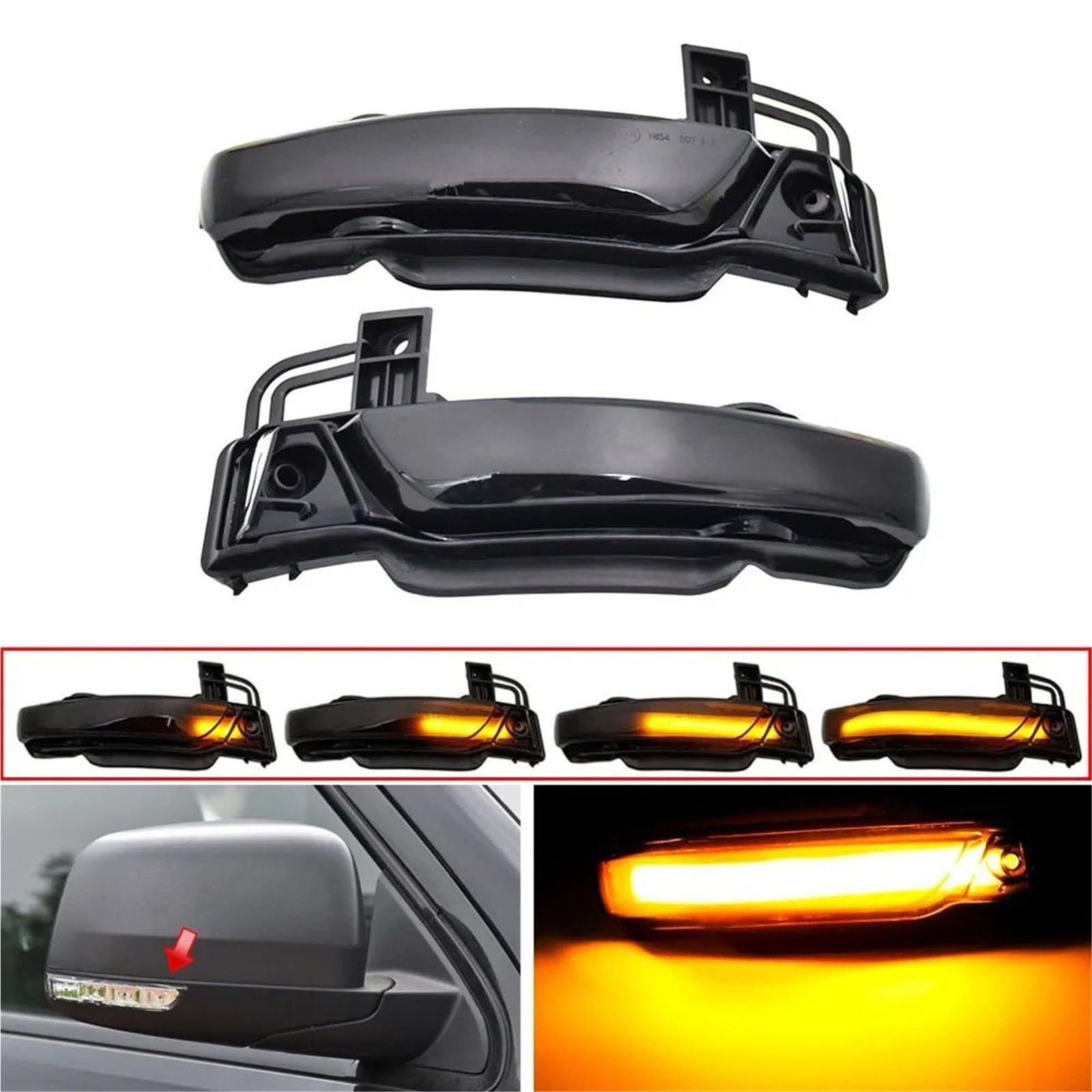 Blinklicht Dynamische Für Jeep Für Grand Für Cherokee Wk2 2010 2011 2012-2020 Dynamische Blinker Licht Anzeige
