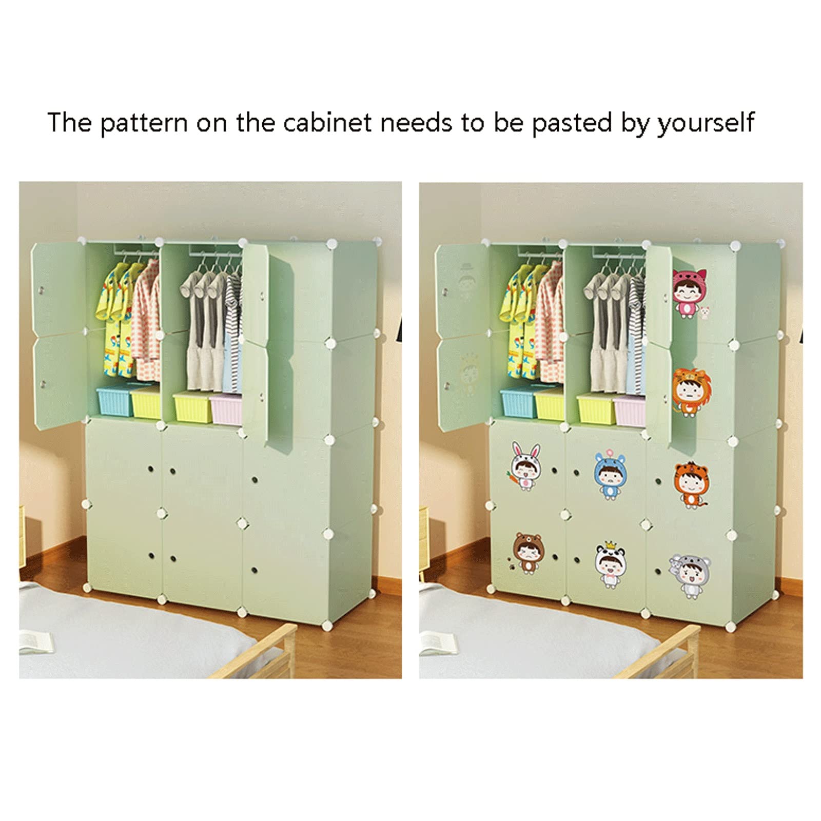 Armadio Portatile Armadio Portatile Armadio Armadio cubo cubo cubo organizzatore cubo scaffali Guardaroba da Camera da Letto Armadi Guardaroba Portatili