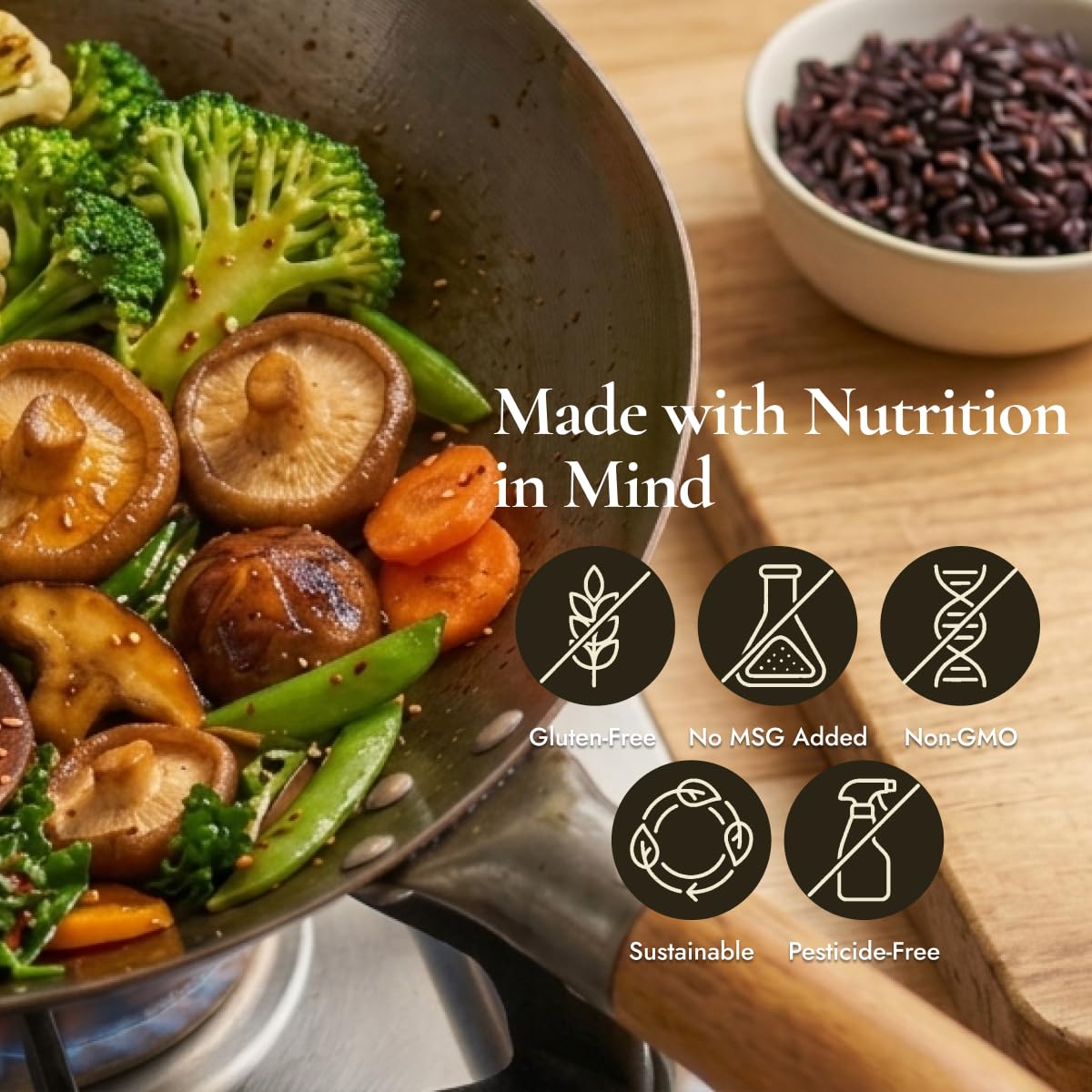 Dried Shiitake Mushrooms 'Donko' [ Premium Japanese Log-Grown, Thick & Meaty ] – 80g, for Cooking