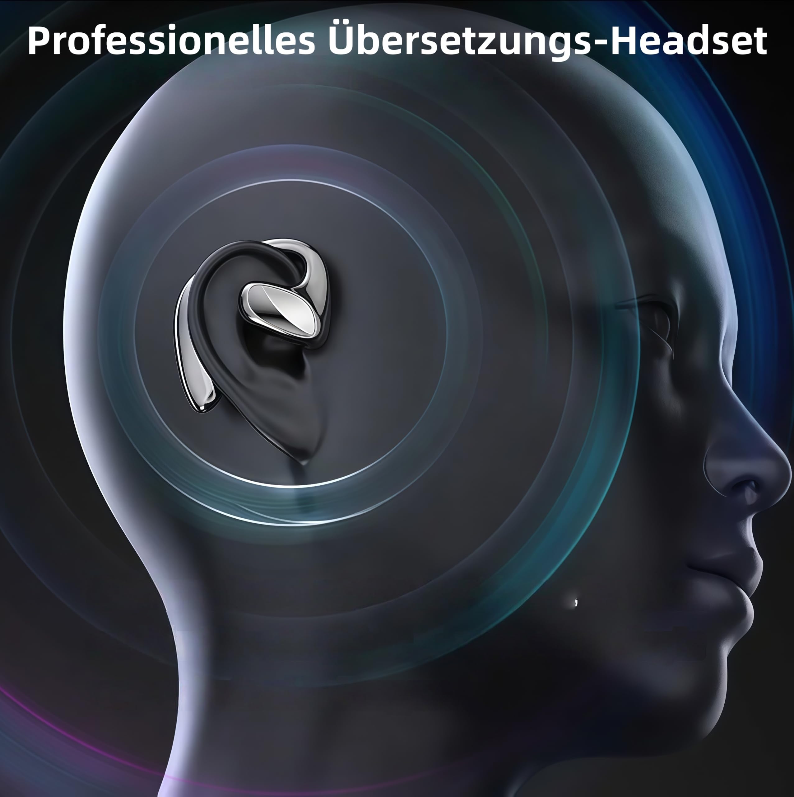 sonabuds übersetzer Original-Mehrsprachige Echtzeit-Übersetzung für Meetings, Unterwegs und Lernmomente (Weiß)
