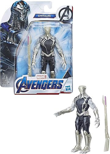 Miniatura 3 de Avengers Marvel Chitauri - Figura de acción de villano de Marvel de 6 pulgadas
