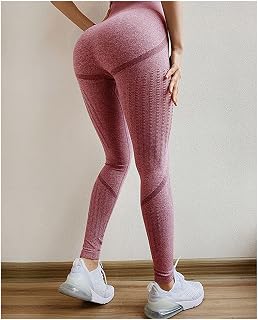 YUHOOE Women Leggings,Gym Yoga Pants Leggings For Women, Sportswear Stretchy Leggings High Waist Tummy Control Running Seamless Compression Butt Lift Hips Fitness Tights Pants