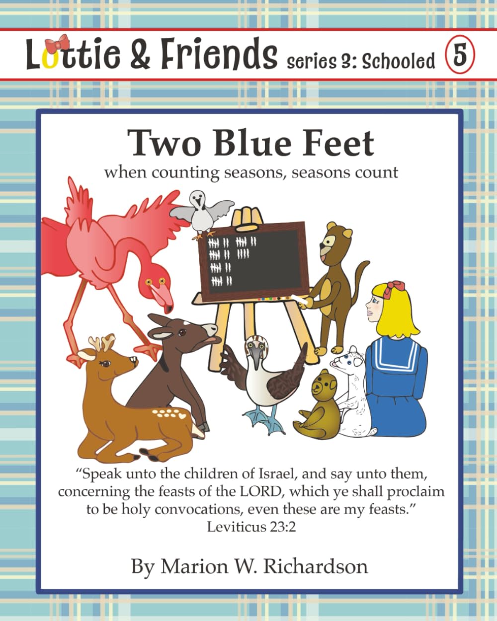 Two Blue Feet: when counting seasons, seasons count (Lottie & Friends: series 3: Schooled)