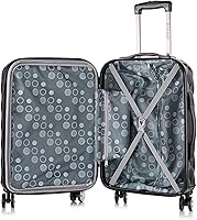 Vista 192 de Rockland - Maleta de viaje Melbourne, rígida y expandible, con ruedas giratorias, Azul