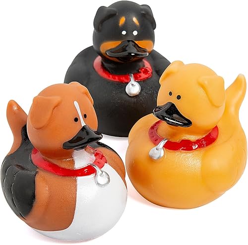 Fun Express Patos de goma para perros - Recuerdos de fiesta y regalos (juego de 12 patos)