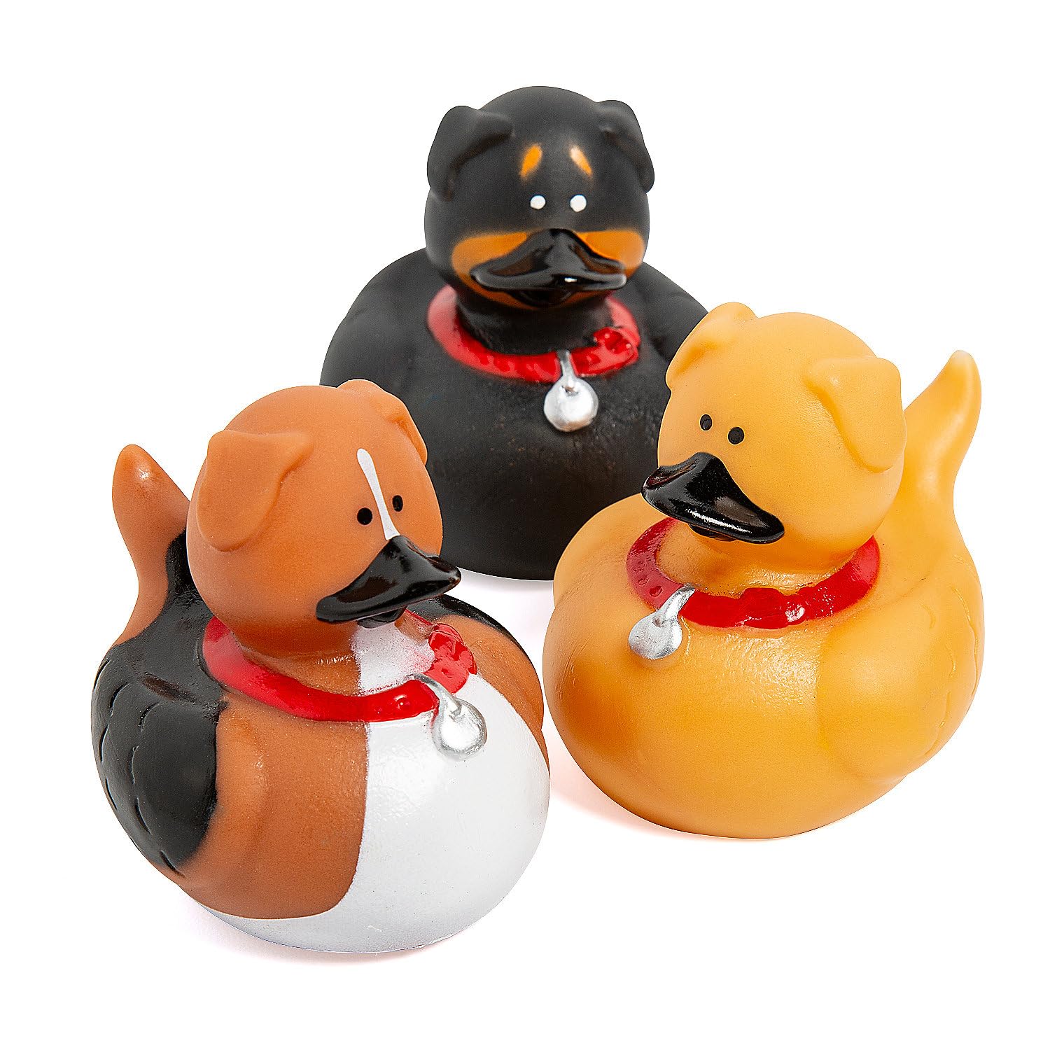 Fun Express Dog Rubber Duckies - Party Favors and Giveaways (Set of 12 Ducks)