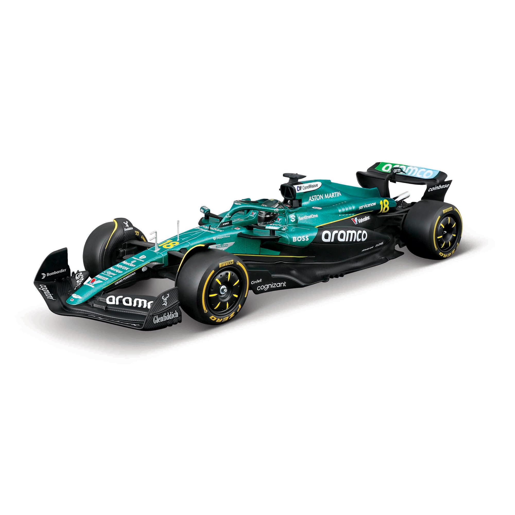 1:24 F1 Aston Martin AMR25 with Helmet Stroll