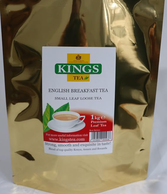 KINGS TEA ENGLISH BREAKFAST LOOSE TEA 1Kg (Pack of 1)