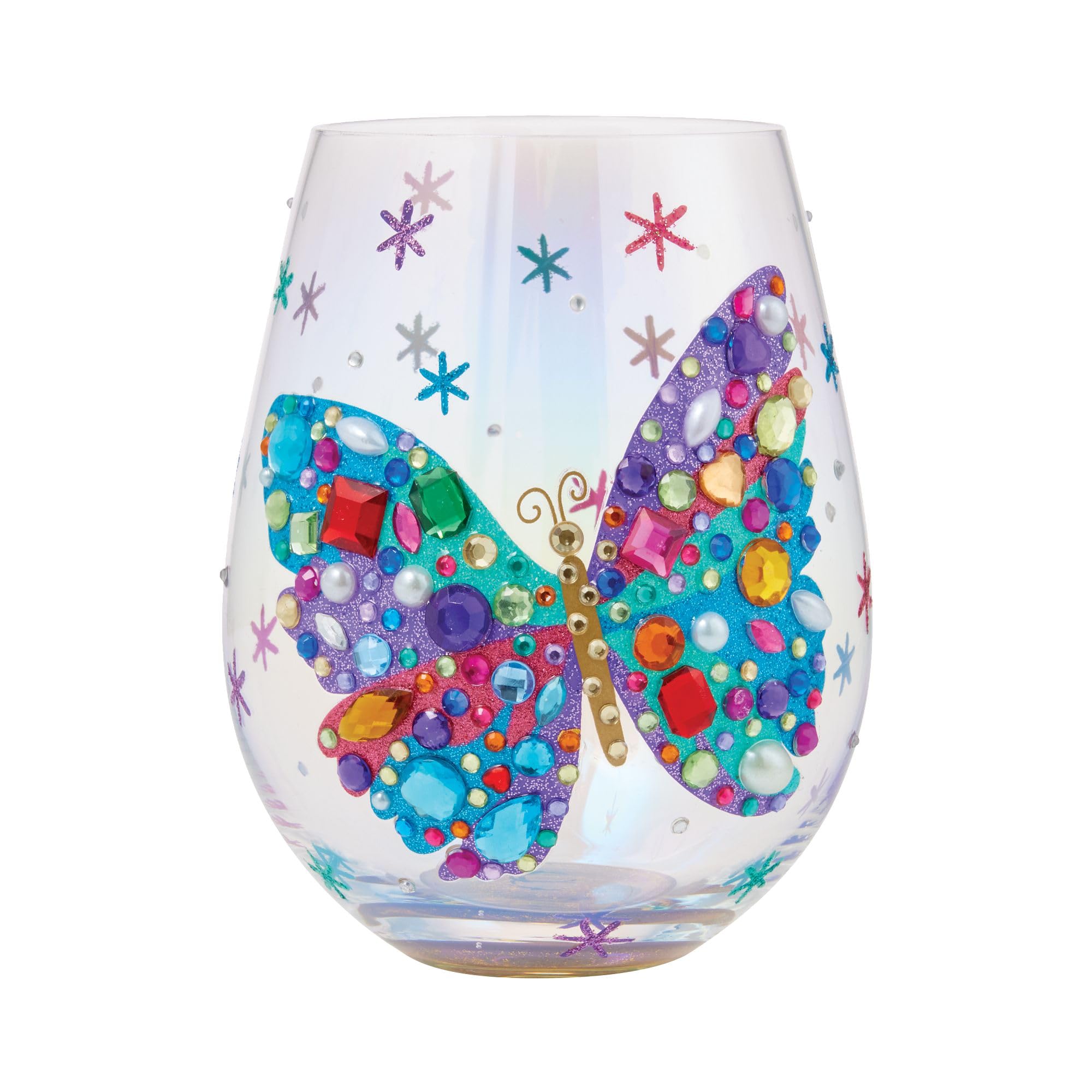 Enesco Lolita Butterfly - Copa de vino sin tallo