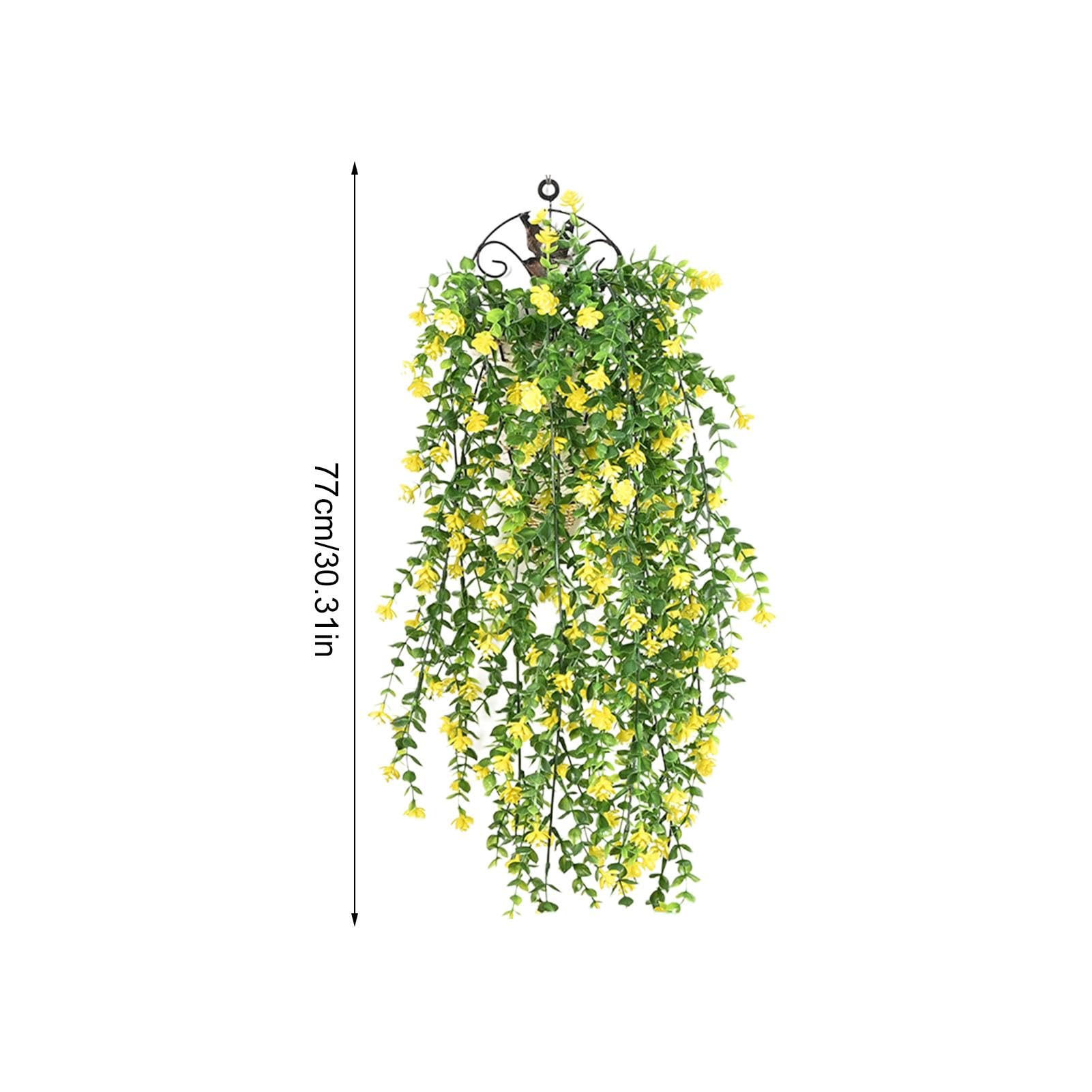 Amazon.de: Knstliche Blumenranken,Falsche Weinrankenblumen,Realistische  natrliche Blumengirlande fr den Auenbereich - Lichtbestndige knstliche  ...