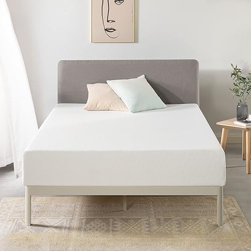 Miniatura 2 de Best Price Mattress Colchón Cal King de 12 Pulgadas Cama-en-una-Caja, Espuma Viscoelástica de Té Verde, Blanco