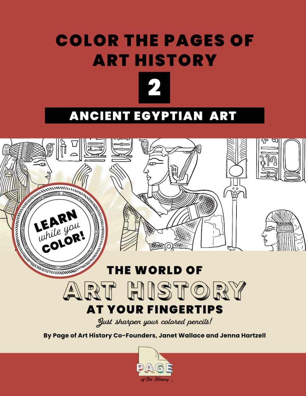 Color the Pages of Art History: Ancient Egyptian Art